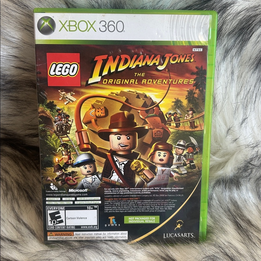 XBOX 360 Indiana Jones the original adventures and Kung FU Panda